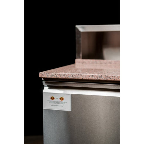 Atosa 2 Door Saladette Prep Refrigerator Marble Top 300L - ESL3831
